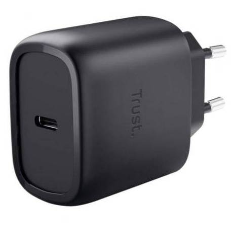 CARGADOR DE PARED GAN TRUST MAXO 45W/ 1XUSB TIPO-C/ 45W