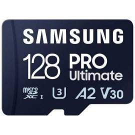 TARJETA DE MEMORIA SAMSUNG PRO ULTIMATE 128GB MICROSD XC CON ADAPTADOR/ CLASE 10/ 200MBS