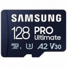 TARJETA DE MEMORIA SAMSUNG PRO ULTIMATE 128GB MICROSD XC CON ADAPTADOR/ CLASE 10/ 200MBS
