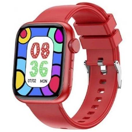 SMARTWATCH FOREVER IGO WATCH 3 JW-500/ NOTIFICACIONES/ FRECUENCIA CARDÍACA/ ROJO