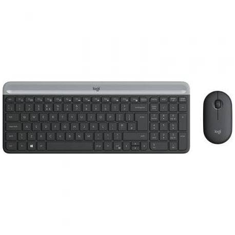 TECLADO Y RATÓN INALÁMBRICOS LOGITECH SLIM COMBO MK470