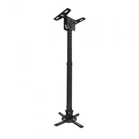 SOPORTE DE TECHO PARA PROYECTOR TOOQ PJ3030TN-B/ INCLINABLE/ GIRATORIO/ NIVELABLE/ HASTA 20KG