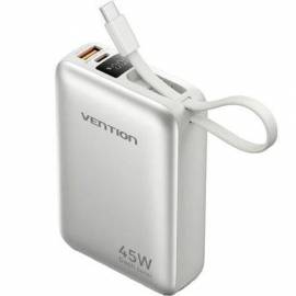 POWERBANK 20000MAH VENTION FHGN0/ 45W/ BEIGE/ INCLUYE CABLE USB TIPO-C