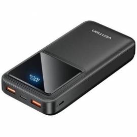 POWERBANK 20000MAH VENTION FHLB0/ 22.5W/ NEGRA