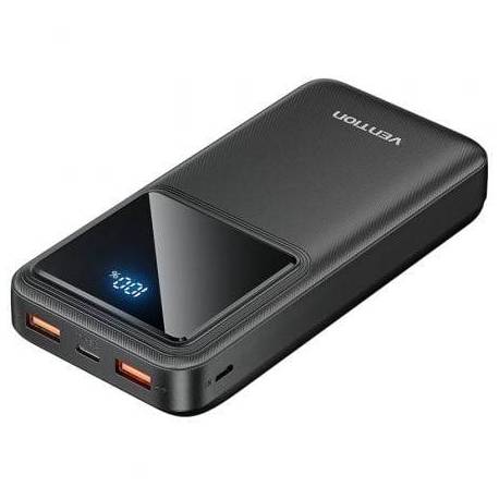 POWERBANK 20000MAH VENTION FHLB0/ 22.5W/ NEGRA