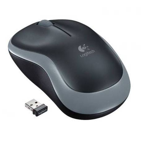 RATÓN INALÁMBRICO LOGITECH M185/ HASTA 1000 DPI/ GRIS