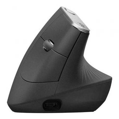 RATÓN VERTICAL INALÁMBRICO POR BLUETOOTH LOGITECH VERTICAL MX/ BATERÍA RECARGABLE/ HASTA 4000 DPI
