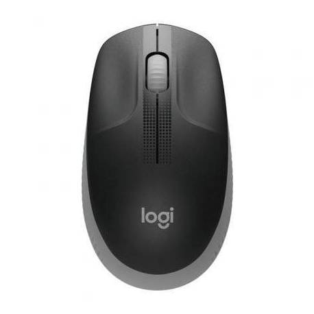 RATÓN INALÁMBRICO LOGITECH M190/ HASTA 1000 DPI/ GRIS MEDIO