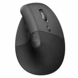 RATÓN VERTICAL INALÁMBRICO POR BLUETOOTH/ 2.4GHZ LOGITECH LIFT VERTICAL ERGONOMIC MOUSE/ HASTA 4000 DPI/ GRAFITO