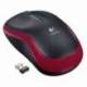 RATÓN INALÁMBRICO LOGITECH M185/ HASTA 1000 DPI/ ROJO
