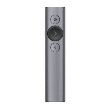 PRESENTADOR INALÁMBRICO POR BLUETOOTH LOGITECH SPOTLIGHT PRESENTATION REMOTE/ 2.4GHZ/ GRIS PIZARRA