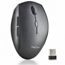 RATÓN INALÁMBRICO NGS BEE BLACK/ HASTA 1600 DPI