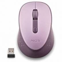RATÓN INALÁMBRICO NGS DEW LILAC/ HASTA 1600 DPI/ LILA