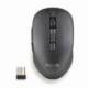 RATÓN INALÁMBRICO NGS EVO RUST/ BATERÍA RECARGABLE/ HASTA 1600 DPI/ NEGRO
