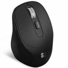 RATÓN ERGONÓMICO INALÁMBRICO POR BLUETOOTH/ 2.4GHZ SUBBLIM COMFORT ERGO DUAL BATTERY/ BATERÍA RECARGABLE/ HASTA 2400 DPI/ NEGRO