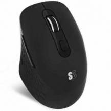 RATÓN ERGONÓMICO INALÁMBRICO POR BLUETOOTH/ 2.4GHZ SUBBLIM CURVE ERGO DUAL BATTERY/ BATERÍA RECARGABLE/ HASTA 1600 DPI/ NEGRO