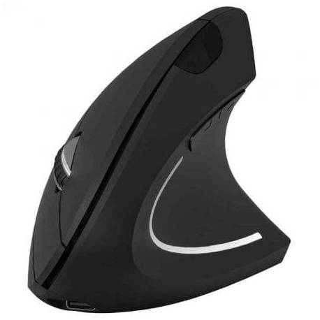 RATÓN VERTICAL INALÁMBRICO POR BLUETOOTH/ 2.4GHZ SUBBLIM GLIDE VERTICAL ERGO DUAL BATTERY/ BATERÍA RECARGABLE/ HASTA 1600 DPI/
