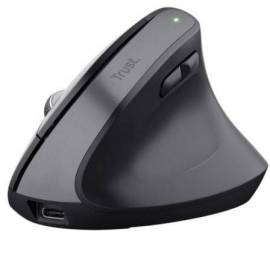RATÓN VERTICAL INALÁMBRICO POR BLUETOOTH TRUST BAYO+/ BATERÍA RECARGABLE/ HASTA 2400 DPI