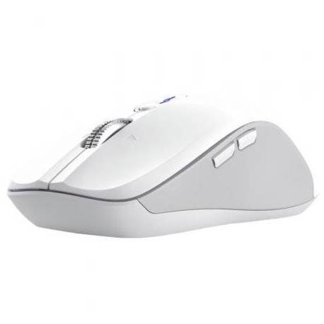 RATÓN ERGONÓMICO INALÁMBRICO TRUST FERRO/ HASTA 3200 DPI/ BLANCO