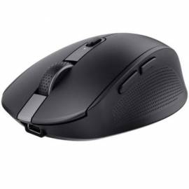 RATÓN INALÁMBRICO POR BLUETOOTH TRUST OZAA COMPACT WIRELESS/ BATERÍA RECARGABLE/ HASTA 3200 DPI/ NEGRO