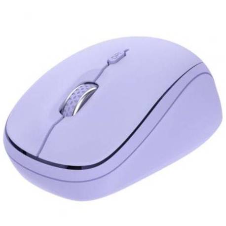 RATÓN MINI INALÁMBRICO TRUST YVI+ MULTIDISPOSITIVO/ HASTA 1600 DPI/ PURPURA