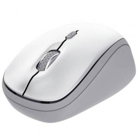 RATÓN MINI INALÁMBRICO TRUST YVI+ MULTIDISPOSITIVO/ HASTA 1600 DPI/ BLANCO