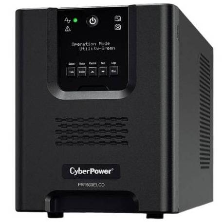 SAI LÍNEA INTERACTIVA CYBERPOWER PR1500ELCD/ 1500VA-1350W/ 8 SALIDAS/ FORMATO TORRE
