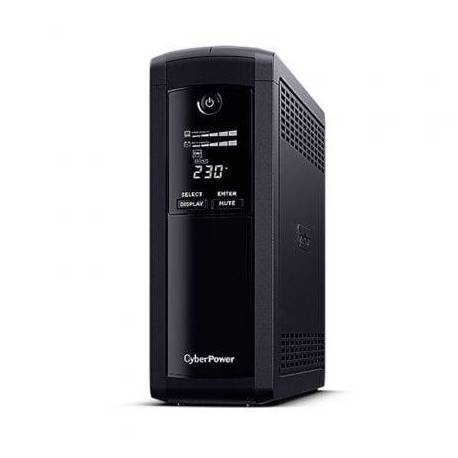 SAI LÍNEA INTERACTIVA CYBERPOWER VP1200ELCD-DE/ 1200VA-720W/ 5 SALIDAS/ FORMATO TORRE