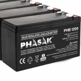 BATERÍA PHASAK PHB 1209 COMPATIBLE CON SAI/UPS PHASAK SEGÚN ESPECIFICACIONES