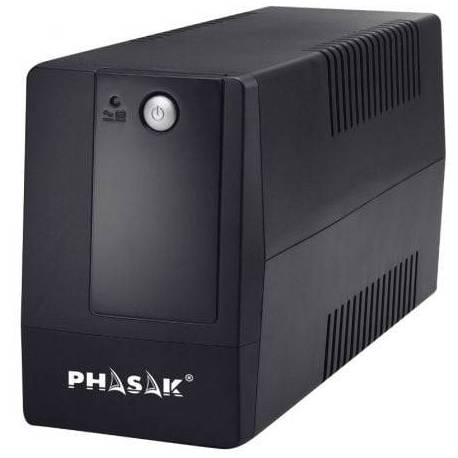 SAI LÍNEA INTERACTIVA PHASAK BASIC INTERACTIVE 800 VA/ 800VA-480W/ 2 SALIDAS/ FORMATO TORRE
