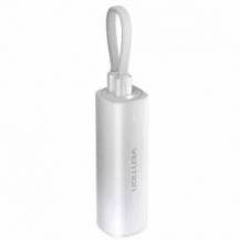 POWERBANK 5000MAH VENTION FHWM0/ 20W/ GRIS/ INCLUYE CABLE USB TIPO-C Y LIGHTNING