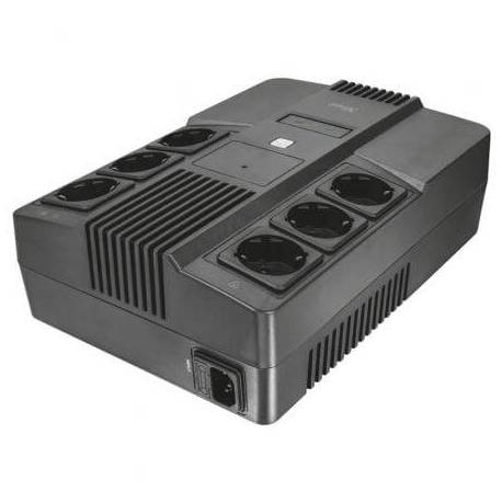 SAI LÍNEA INTERACTIVA TRUST MAXXON/ 800VA/ 6 SALIDAS/ FORMATO BLOQUE