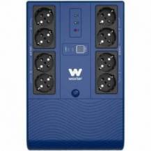 SAI LÍNEA INTERACTIVA WOXTER MULTIBASE UPS 800 VA/ 800VA-480W/ 8 SALIDAS/ FORMATO TORRE