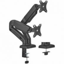 SOPORTE DE MESA CON CONTRAPESO PARA 2 MONITORES O TV AISENS DT32TSR-221/GIRATORIO/ INCLINABLE/ HASTA 9KG