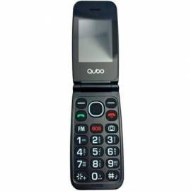 TELÉFONO MÓVIL QUBO NEONW-BK 4G PARA PERSONAS MAYORES/ NEGRO