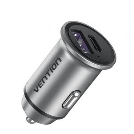 CARGADOR DE COCHE VENTION FFFH0/ 1XUSB-TIPO C/ 1XUSB/ 30W