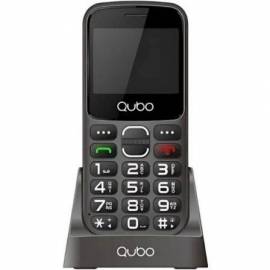 TELÉFONO MÓVIL QUBO X-230BKC 4G PARA PERSONAS MAYORES/ NEGRO