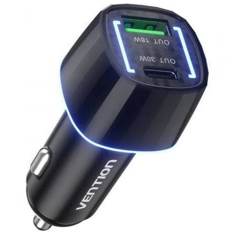 CARGADOR DE COCHE VENTION FFRB0/ 1XUSB-TIPO C/ 1XUSB/ 48W
