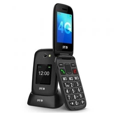 TELÉFONO MÓVIL SPC HARMONY 2 4G PARA PERSONAS MAYORES/ NEGRO