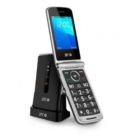 TELÉFONO MÓVIL SPC PRINCE 4G PARA PERSONAS MAYORES/ NEGRO