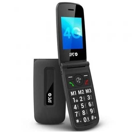 TELÉFONO MÓVIL SPC TITAN 2 PARA PERSONAS MAYORES/ 4G/ NEGRO