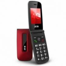 TELÉFONO MÓVIL SPC TITAN 2 PARA PERSONAS MAYORES/ 4G/ ROJO