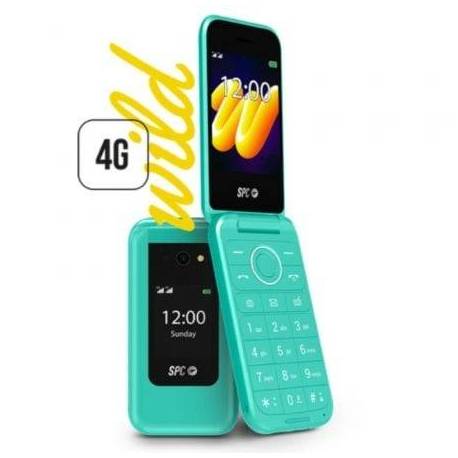 TELÉFONO MÓVIL SPC WILD PARA PERSONAS MAYORES/ 4G/ VERDE