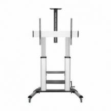 SOPORTE DE SUELO INCLINABLE CON RUEDAS Y MANIVELA AISENS FT100TE-125 PARA TV 60-100'/ HASTA 100KG