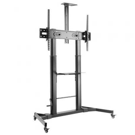 SOPORTE DE SUELO INCLINABLE CON RUEDAS Y MANIVELA AISENS FT100TE-171 PARA TV 60-100'/ HASTA 100KG