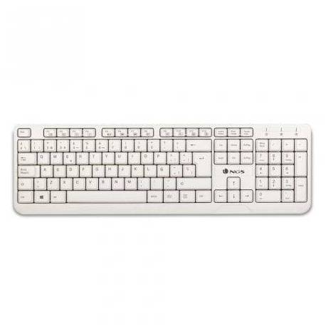 TECLADO NGS SPIKE/ BLANCO