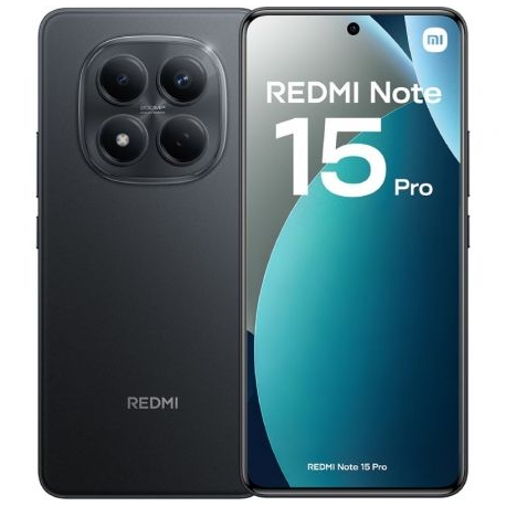 SMARTPHONE XIAOMI REDMI NOTE 15 PRO 12GB/ 512GB/ 6.83'/ NEGRO