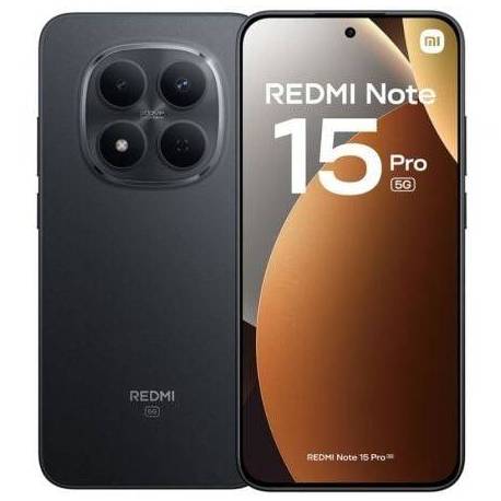 SMARTPHONE XIAOMI REDMI NOTE 15 PRO 8GB/ 256GB/ 6.83'/ 5G/ NEGRO