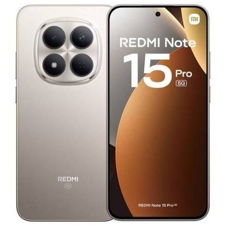SMARTPHONE XIAOMI REDMI NOTE 15 PRO 8GB/ 256GB/ 6.83'/ 5G/ TITANIO