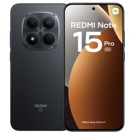 SMARTPHONE XIAOMI REDMI NOTE 15 PRO 8GB/ 512GB/ 6.83'/ 5G/ NEGRO